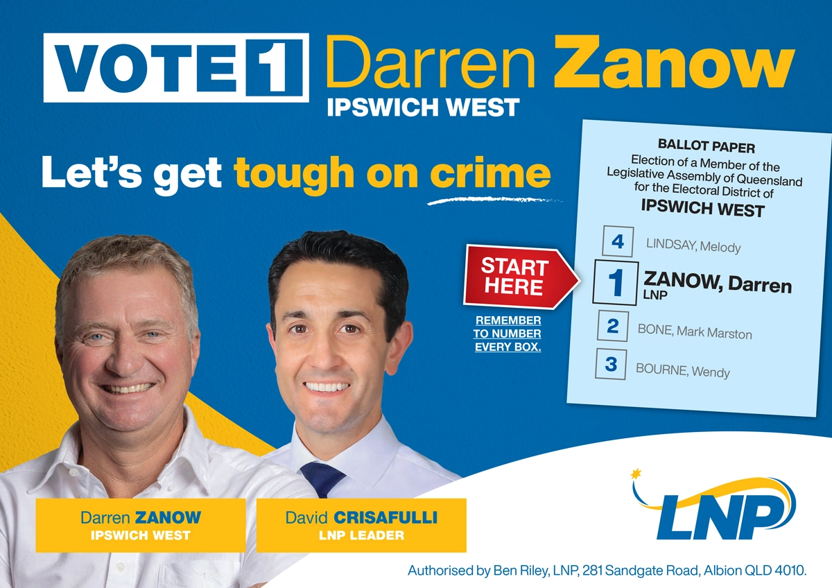 How to Vote LNP in Ipswich West